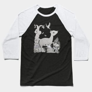 Forest animals Baseball T-Shirt